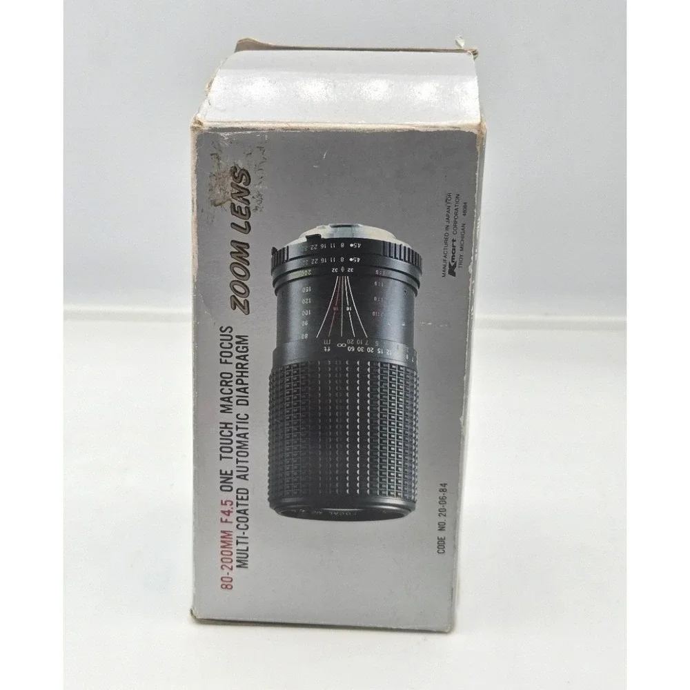 Focal 80-200mm f/4.5 One Touch‎ Macro Focus Zoom Lens for Minolta MD Mount